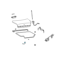 OEM 2005 Hyundai Elantra Switch Assembly-Luggage Compartment Lamp Diagram - 93230-2D000