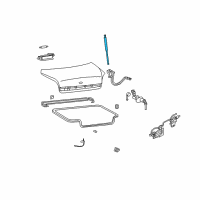 OEM 2004 Hyundai XG350 LIFTER-Trunk Lid Diagram - 81771-39501