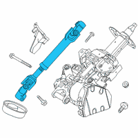 OEM Lincoln Corsair SHAFT ASY Diagram - LX6Z-3B676-A