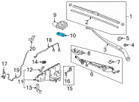 OEM 2022 Acura MDX Link Assembly A Diagram - 76520-TYA-A01