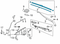 OEM 2022 Acura MDX Blade (Lh-Dr, 650) Diagram - 76620-TYA-A01