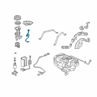 OEM 2003 Honda Accord Wire, Lead Diagram - 16016-SDA-A00