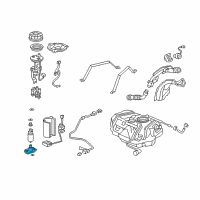 OEM Honda Accord Fuel Strainer Diagram - 17516SDAA00