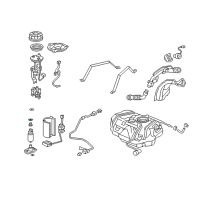 OEM Acura O-Ring Diagram - 17041-S5A-930