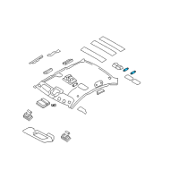 OEM 2009 Hyundai Azera Bulb-Halogen Diagram - 18647-10001