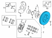 OEM 2021 Acura TLX DISK, FR. BRAKE Diagram - 45251-TGZ-A01