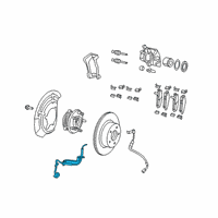 OEM 2022 Jeep Gladiator Wheel Speed Diagram - 68394210AD