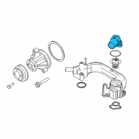 OEM 2002 Mercury Mountaineer Outlet Assembly Diagram - F6AZ-8592-AB