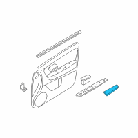 OEM Mercury Mariner Armrest Pad Diagram - 5E6Z-7824101-AAA