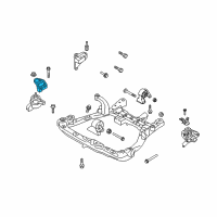 OEM 2007 Kia Rondo Bracket Diagram - 218161D100