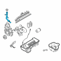 OEM 2010 GMC Sierra 3500 HD Filler Tube Diagram - 98023872