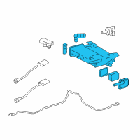 OEM 2010 Cadillac CTS Vapor Canister Diagram - 19259325