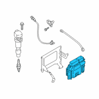 OEM 2018 Hyundai Tucson Engine Control Module Unit Diagram - 39171-2GAA0