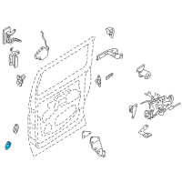 OEM 2000 Nissan Quest Female Assy-Dovetail Upper Diagram - 82472-7B000