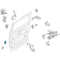 OEM 1999 Nissan Quest Male Assy-Dovetail Upper Diagram - 82470-6B000