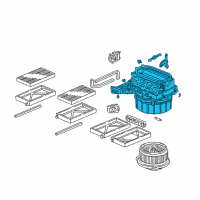 OEM Honda Civic Blower Sub-Assy. Diagram - 79305-S5D-A01