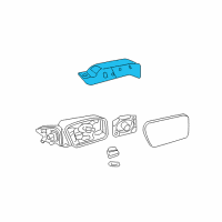 OEM Ford Fusion Mirror Cover Diagram - 6E5Z-17D742-BPTM