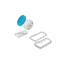 OEM 2000 Mercury Mystique Flywheel Diagram - F7RZ-6375-AA