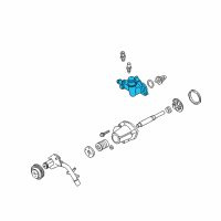 OEM 1999 Ford Ranger Thermostat Housing Diagram - F87Z-8592-A