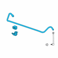 OEM Cadillac Stabilizer Bar Diagram - 84458200