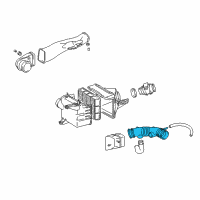 OEM Toyota Air Hose Diagram - 17881-62130