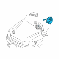 OEM 2002 Toyota Sienna Clock Spring Diagram - 84306-08030