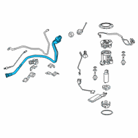 OEM Lexus Pipe Sub-Assembly, Fuel Diagram - 77201-0E120