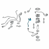 OEM Lexus RX450hL Harness, Fuel Pump Diagram - 77785-48070