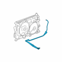 OEM Chevrolet Cooler Line Diagram - 15781494