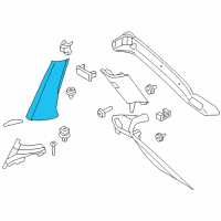 OEM 2014 BMW X6 Cover, Column C, Bottom Left Diagram - 51-47-9-136-013