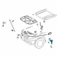 OEM 2015 Toyota Land Cruiser Safety Catch Diagram - 53550-60091