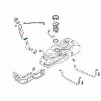 OEM 2017 Chevrolet City Express Filler Hose Clamp Diagram - 19317767