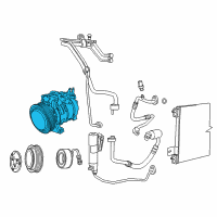 OEM 2017 Jeep Compass COMPRESOR-Air Conditioning Diagram - 55111610AC