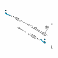 OEM 2018 Nissan Leaf Socket Kit-Tie Rod Diagram - D8520-3SG1A