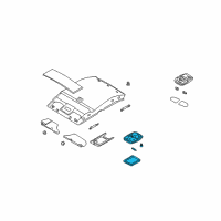 OEM 2004 Nissan Sentra Lamp Assembly-Room Diagram - 26410-6Z512