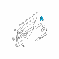 OEM Nissan Sentra Switch Assy-Power Window, Assist Diagram - 25411-ED03A