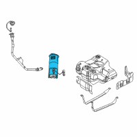 OEM 2000 Dodge Intrepid MODUL Kit-Fuel PUMP/LEVEL Unit Diagram - RL019003AB