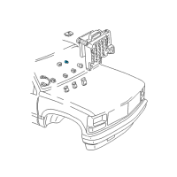 OEM Chevrolet Blazer Actuator Relay Diagram - 19119238