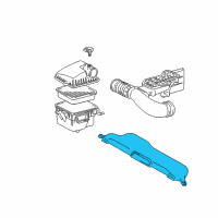 OEM 2003 Lexus LS430 Inlet, Air Cleaner, NO.1 Diagram - 17750-50030