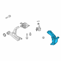 OEM Honda Civic Knuckle Left Front Diagram - 51216-TBC-A01