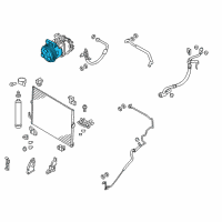 OEM 2014 Nissan 370Z Clutch Assy-Compressor Diagram - 92660-1CB0A