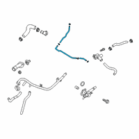 OEM 2022 Kia Forte Hose Assy-Water Diagram - 25450M6000