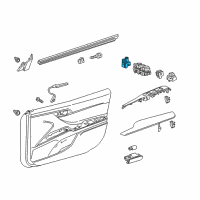 OEM 2022 Toyota Tacoma Mirror Switch Diagram - 84872-08020