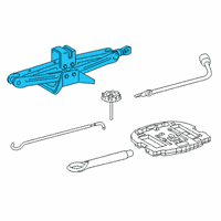 OEM 2020 Toyota Avalon Jack Assembly Diagram - 09111-06120