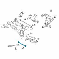 OEM 2016 Nissan 370Z Link Complete-Rear Suspension Lower, Front Diagram - 551A0-JK000