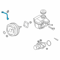 OEM BMW M340i xDrive VACUUM PIPE Diagram - 11-66-8-664-526