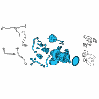 OEM 2019 Chevrolet Cruze Turbocharger Diagram - 12685682