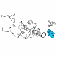 OEM 2018 Chevrolet Cruze Heat Shield Diagram - 12640164