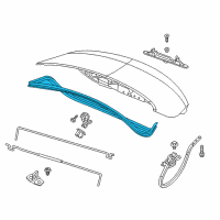 OEM 2015 Chrysler 200 WEATHERSTRIP-DECKLID Diagram - 68144960AD