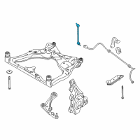 OEM 2010 Nissan Rogue Rod Assy-Connecting, Stabilizer Diagram - 54618-1AA0A